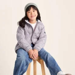 Arbor Kids Shower Resistant Padded Jacket - Lavender Grey