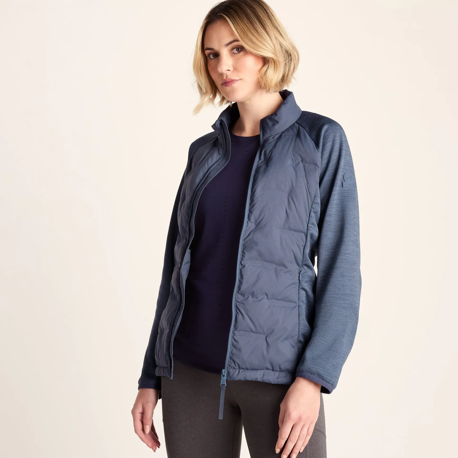 Arna Womens Lightweight Insulated Hybrid Jacket - Smokey Blue
