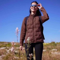 Arna Womens Lightweight Insulated Hybrid Jacket - Raspberry