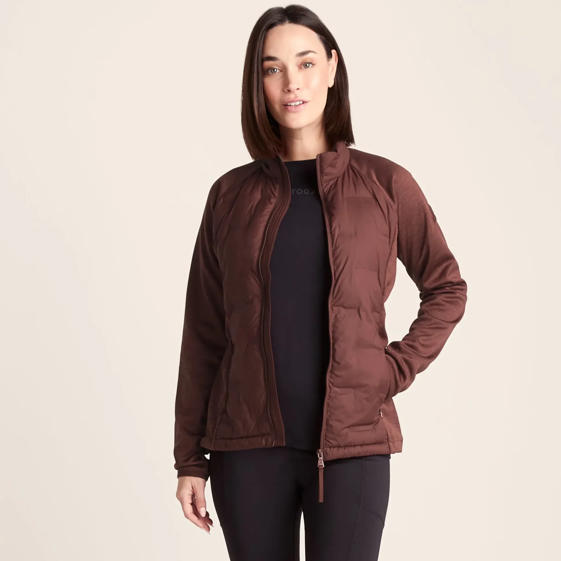 Arna Womens Lightweight Insulated Hybrid Jacket - Raspberry