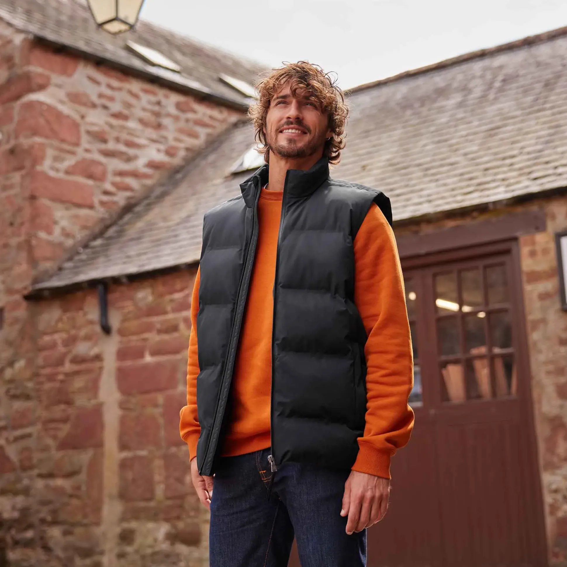 Arton Mens Shower and Wind Resistant Insulated Gilet - Black