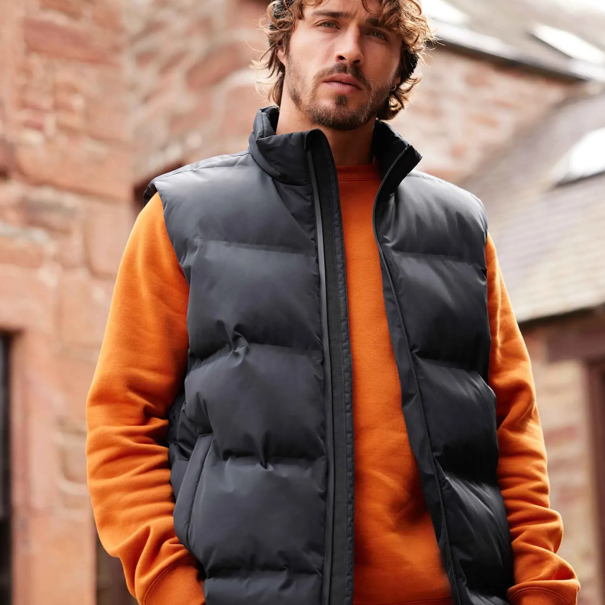 Arton Mens Shower and Wind Resistant Insulated Gilet - Black