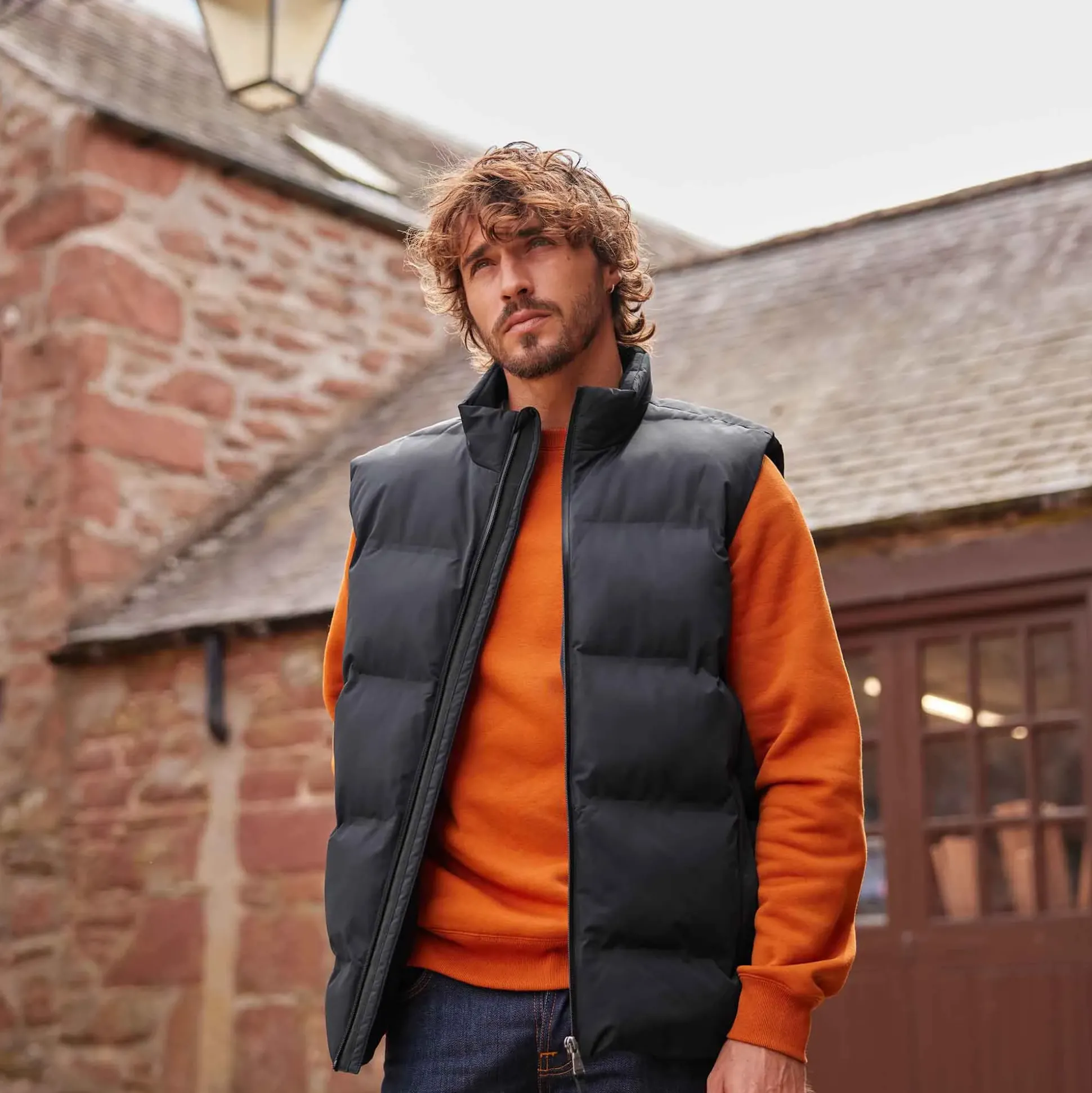 Arton Mens Shower and Wind Resistant Insulated Gilet - Black