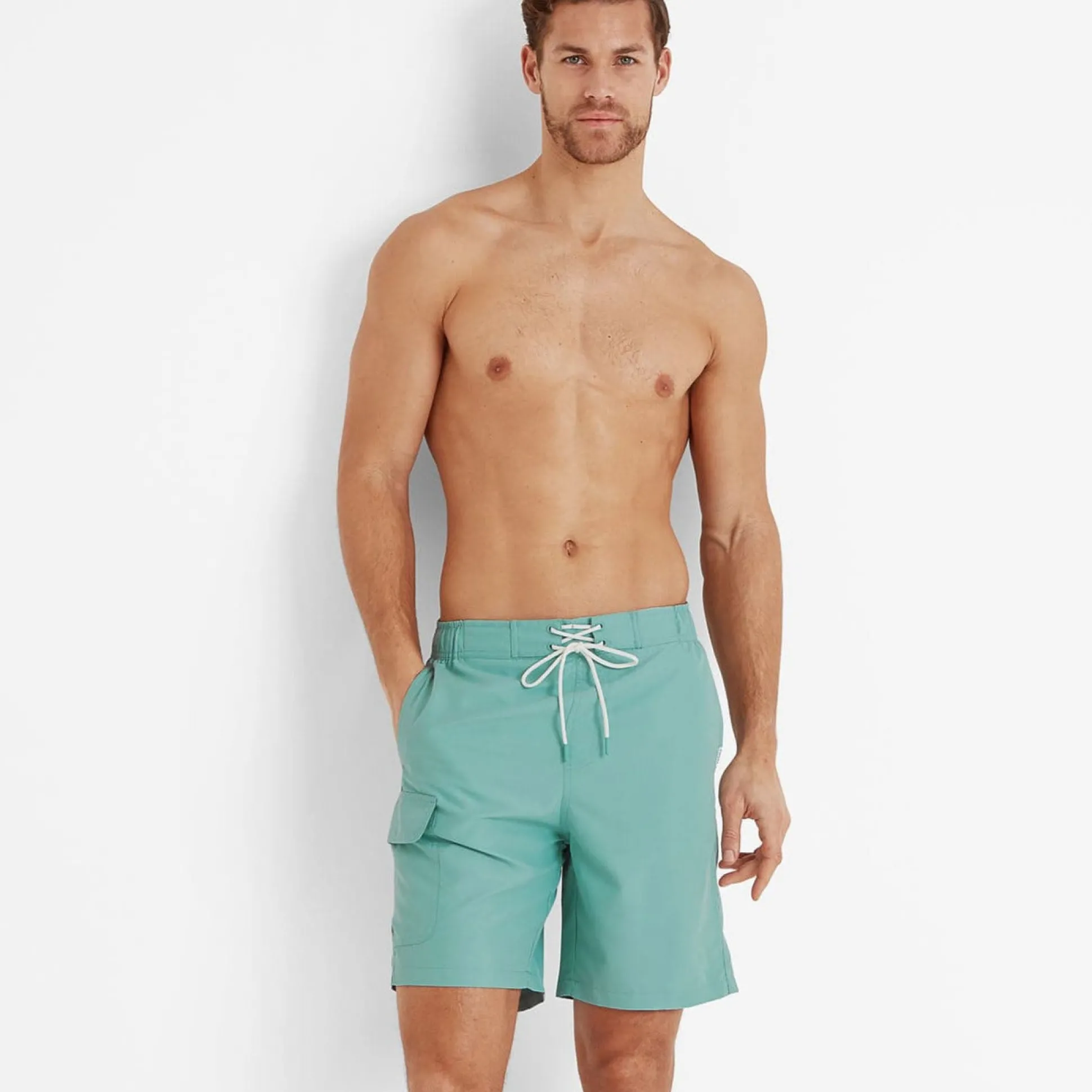 Aslan Mens Swimshorts - Muted Teal