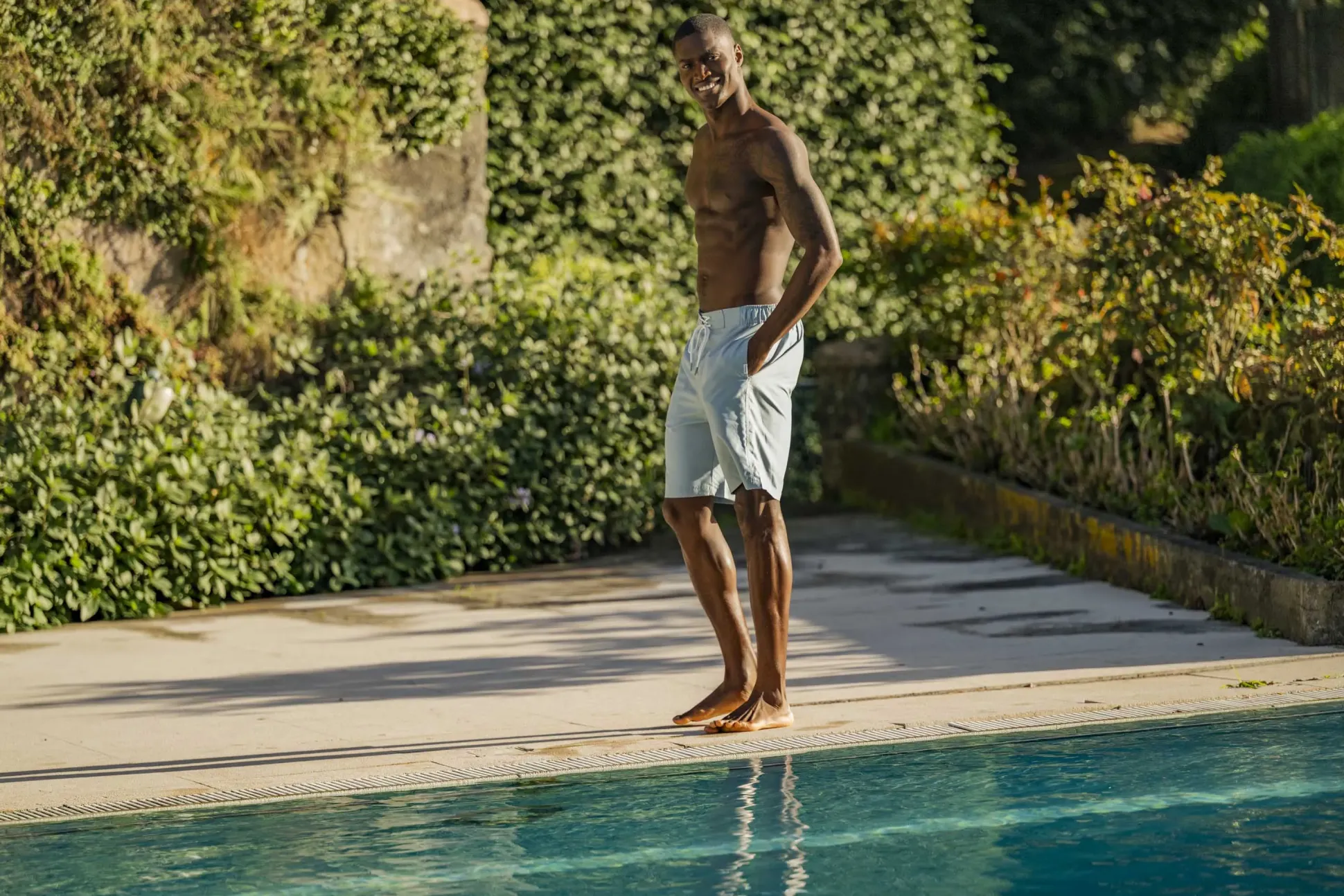 Aslan Mens Swimshorts - Muted Teal