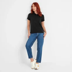 Aspley Womens Tech Polo - Black
