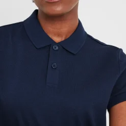 Aspley Womens Tech Polo - Navy