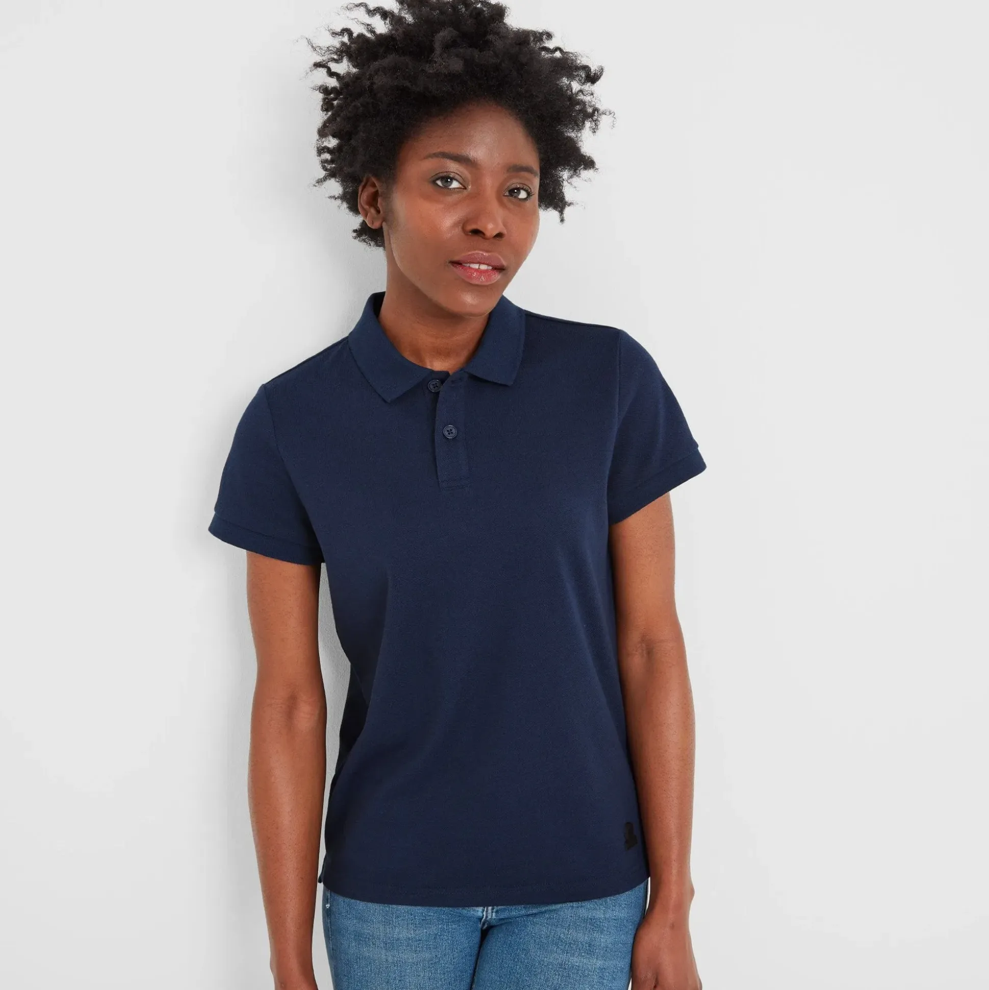 Aspley Womens Tech Polo - Navy