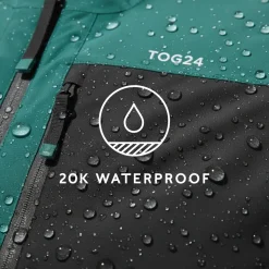Avoriaz Mens Performance Waterproof Insulated Ski Jacket - Dark Turquoise/Black