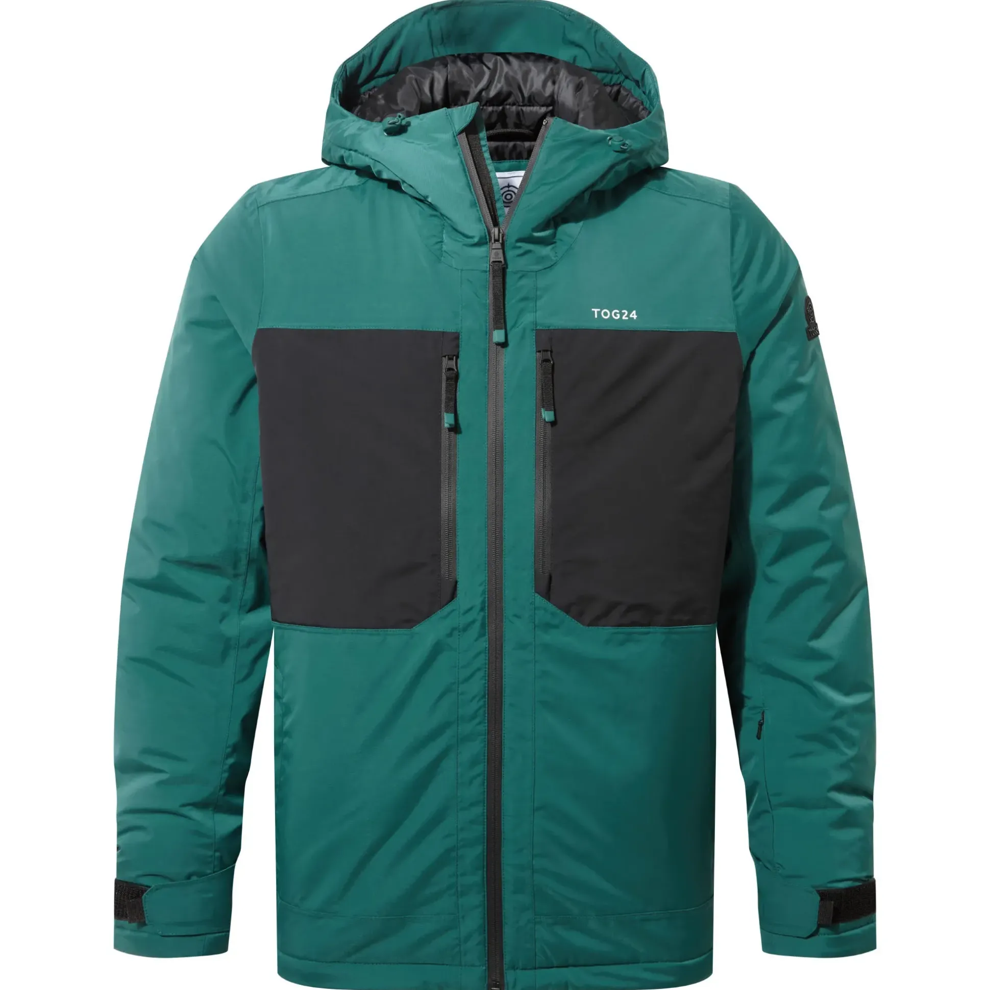 Avoriaz Mens Performance Waterproof Insulated Ski Jacket - Dark Turquoise/Black