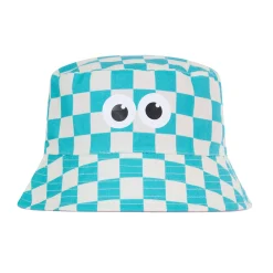 Balkhi Kids Shaun the Sheep Bucket Hat - Spearmint/Woolly Checkerboard