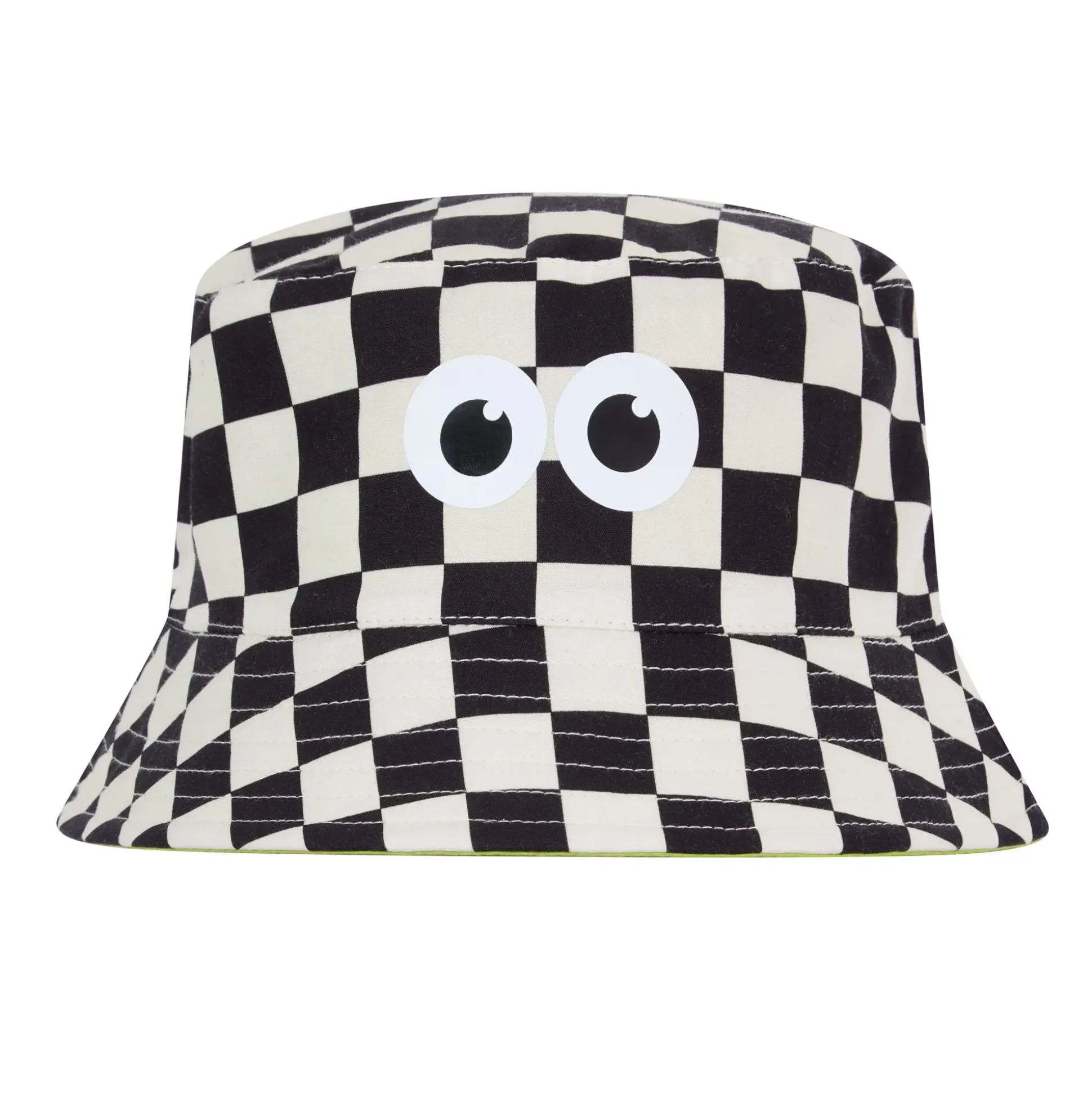 Balkhi Kids Shaun the Sheep Bucket Hat - Black White Checkerboard