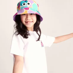 Balkhi Kids Shaun the Sheep Bucket Hat - Pink Cloud Print