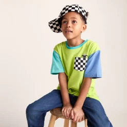 Bardoka Kids Shaun the Sheep Baseball Cap - Black White Checkerboard