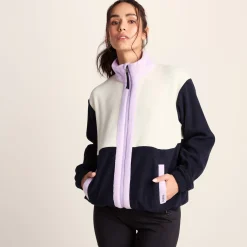 Bardon Womens Relaxed Fit Microfleece Jacket - Dark Indigo