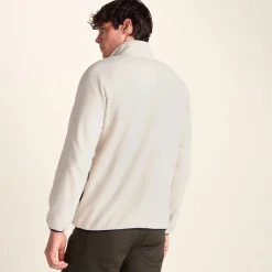 Barker Mens Midweight Microfleece Half Zip Pullover - Buttercream