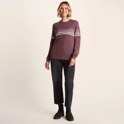 Bayman Womens Supersoft Sweat - Dark Mauve