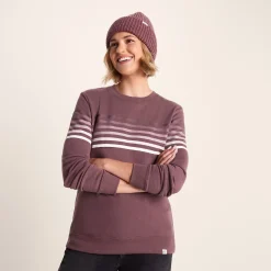 Bayman Womens Supersoft Sweat - Dark Mauve