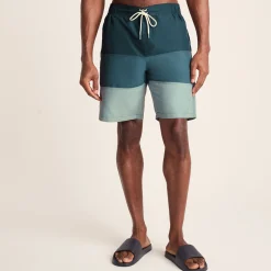 Bendon Mens Swimshorts - Deep Teal/Aegean Teal/Summer Sky