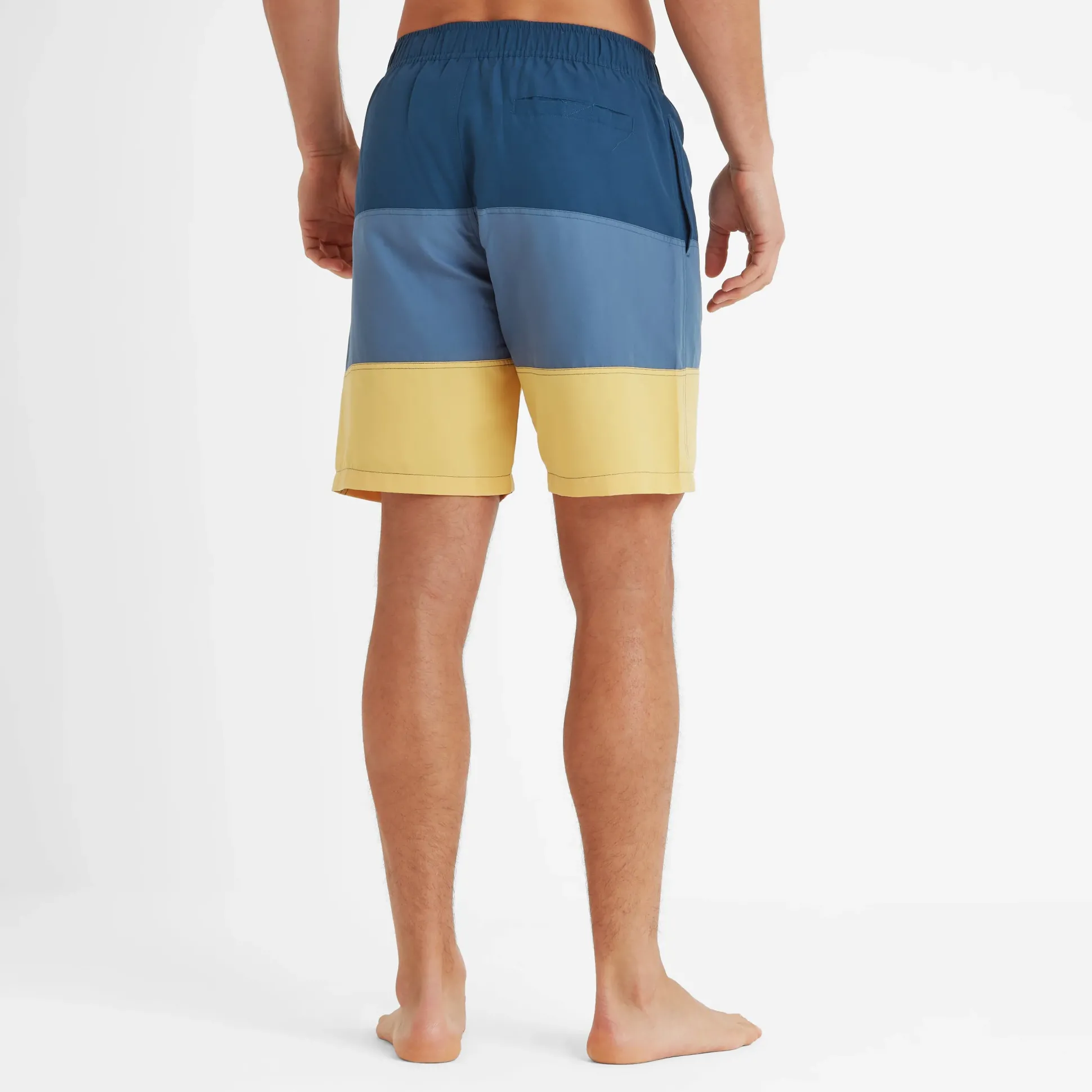 Bendon Mens Swimshorts - Inky Blue/Blue Dolphin/Sunflower