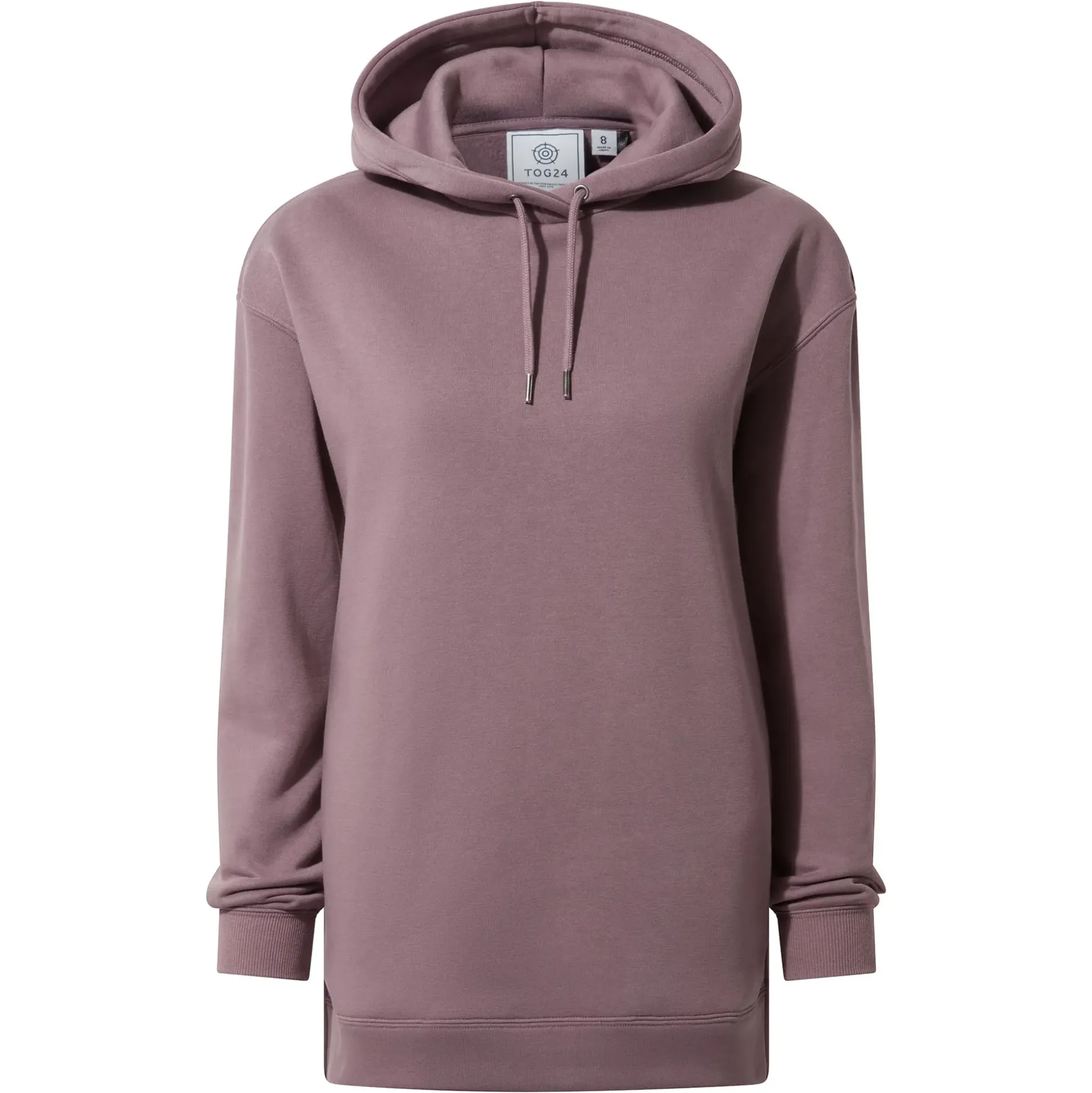 Betty Womens Longline Supersoft Hoody - Mauve