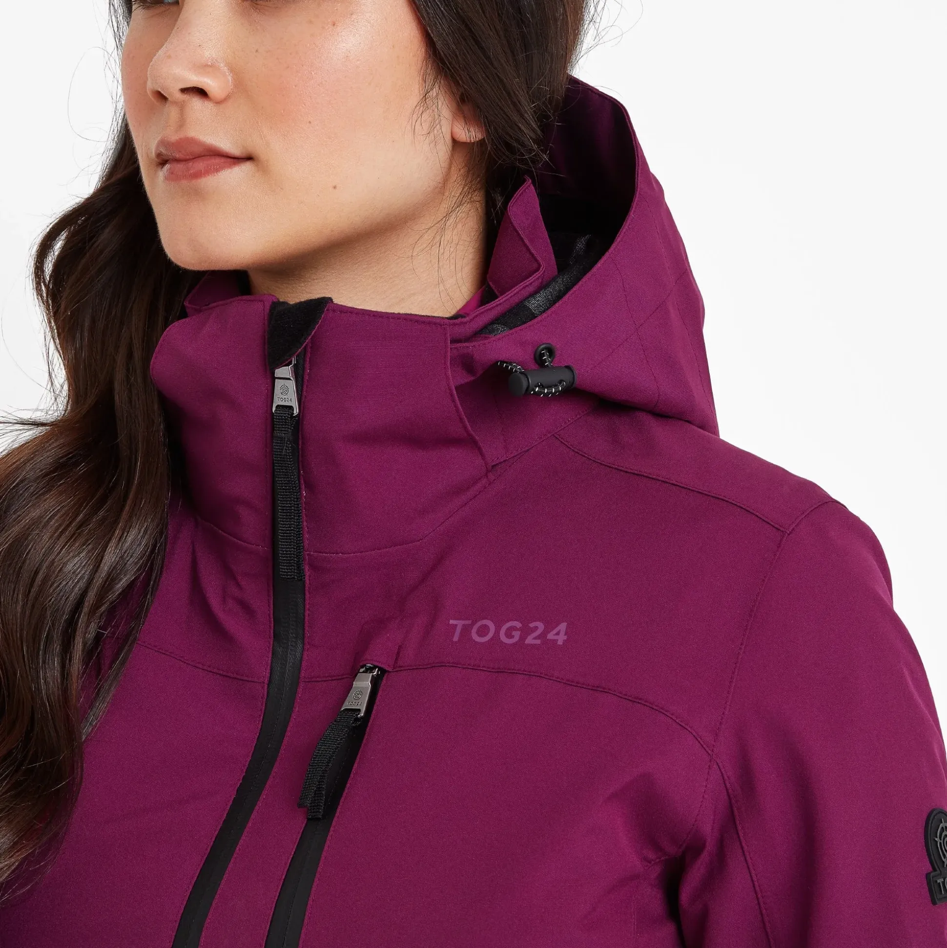 Beverley Womens 3-in-1 Waterproof Jacket - Purple Berry