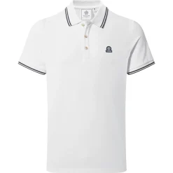 Biston Mens 100% Cotton Pique Polo Shirt - Optic White