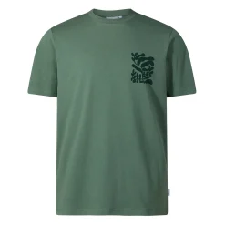 Botanical Mens Relaxed Fit Supersoft T-shirt - Light Forest