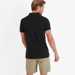 Bower Mens Polo Shirt - Black