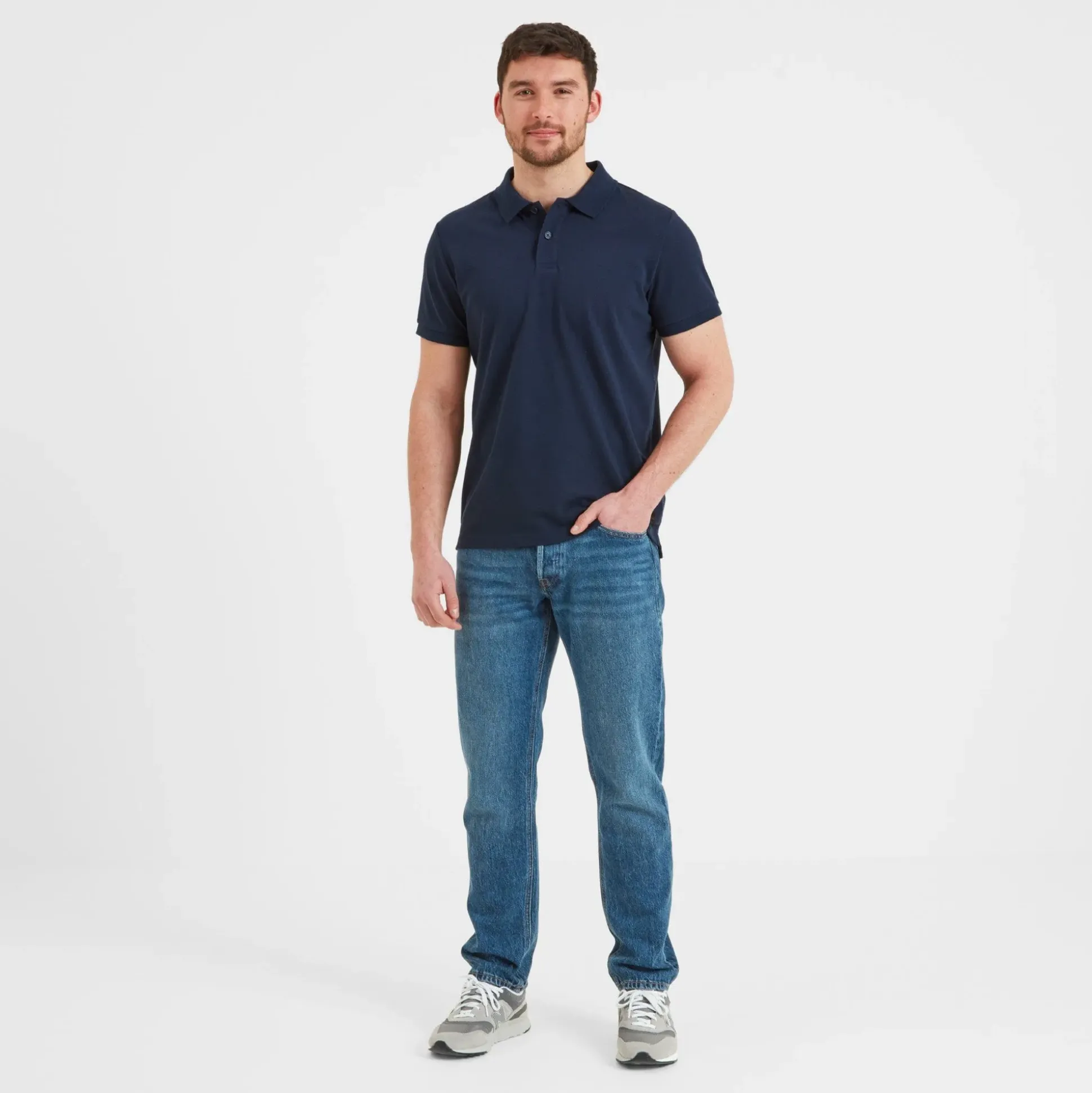 Bower Mens Polo Shirt - Navy