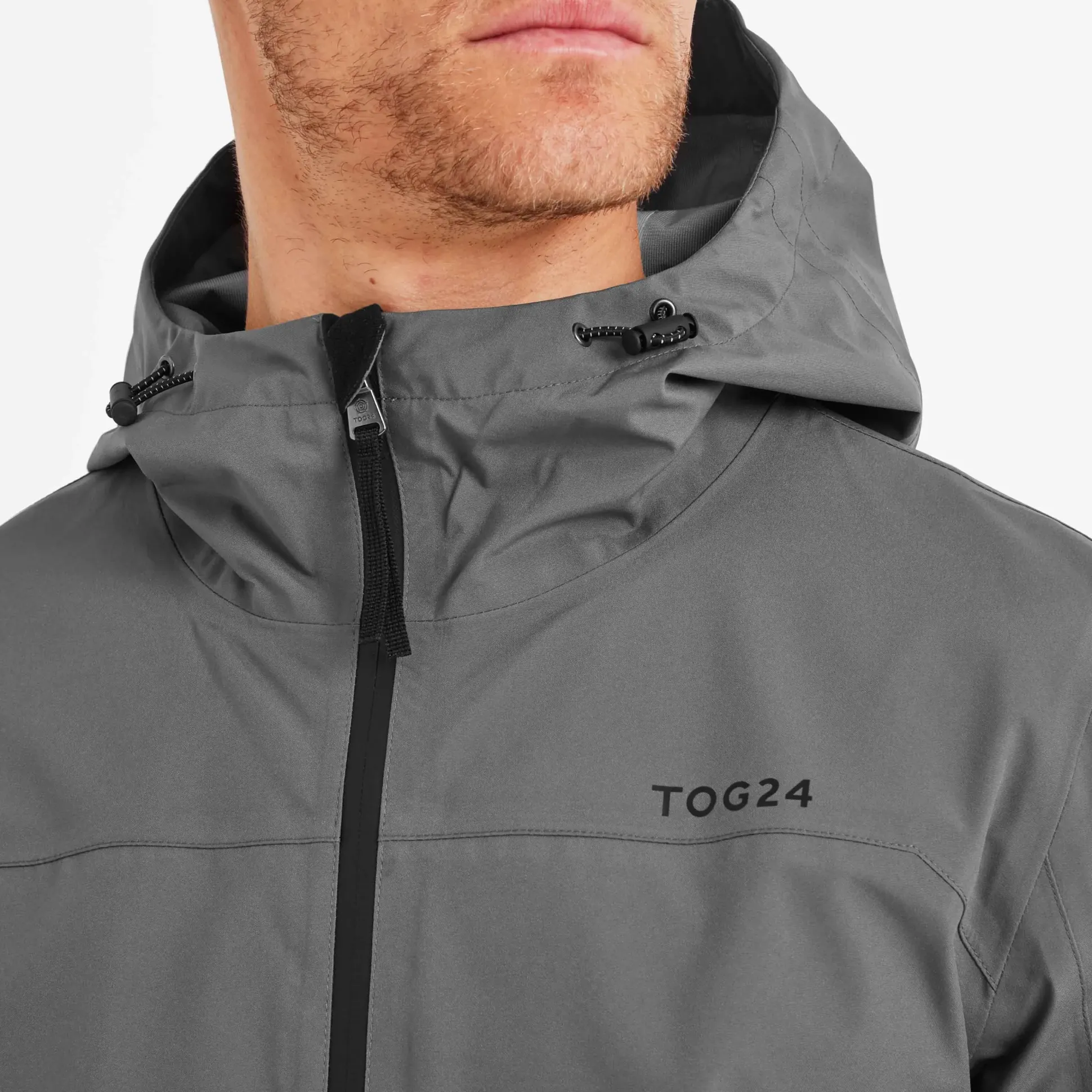 Bowston Mens Performance Waterproof Jacket - Soot Grey