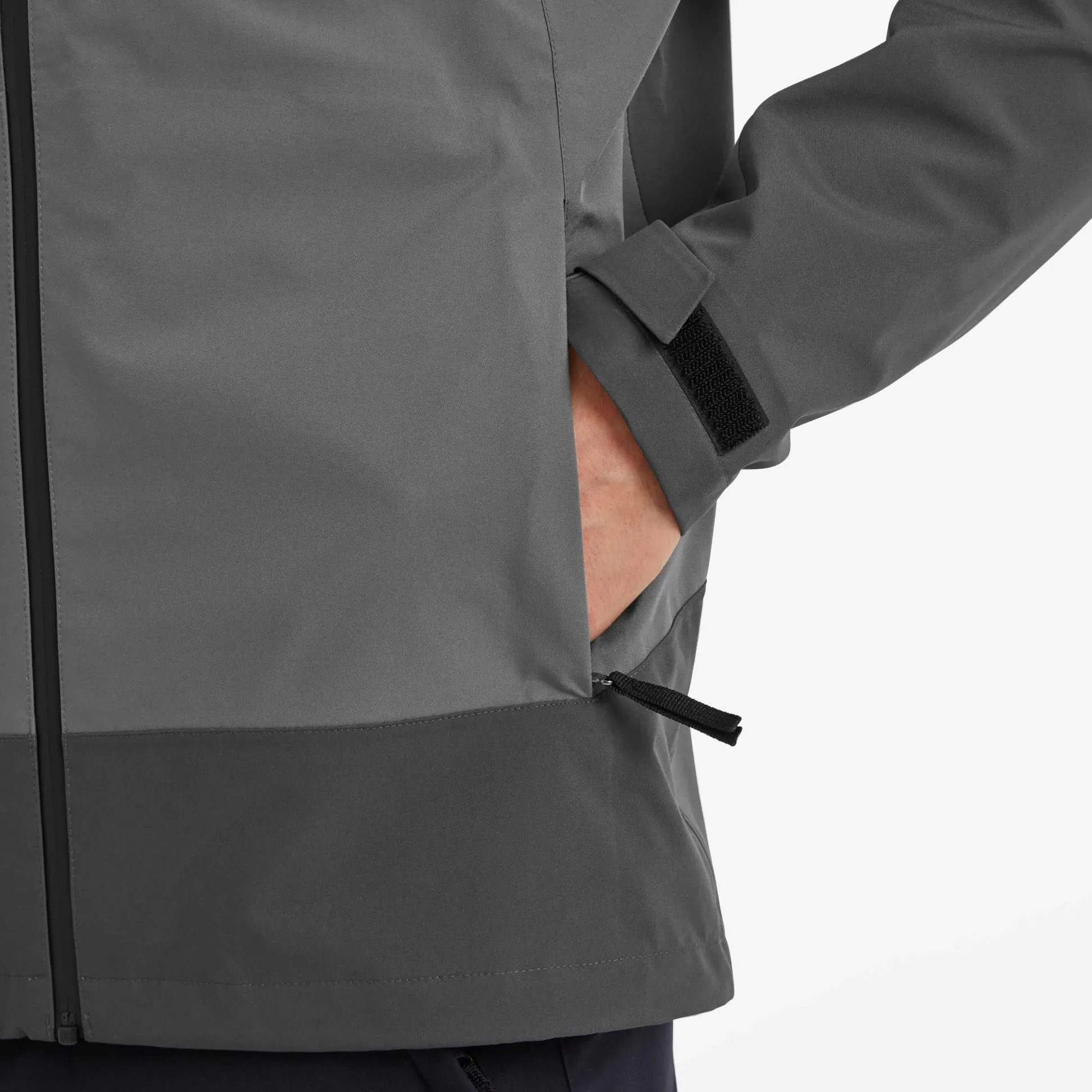 Bowston Mens Performance Waterproof Jacket - Soot Grey