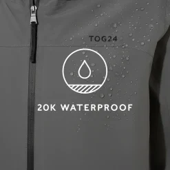 Bowston Mens Performance Waterproof Jacket - Soot Grey