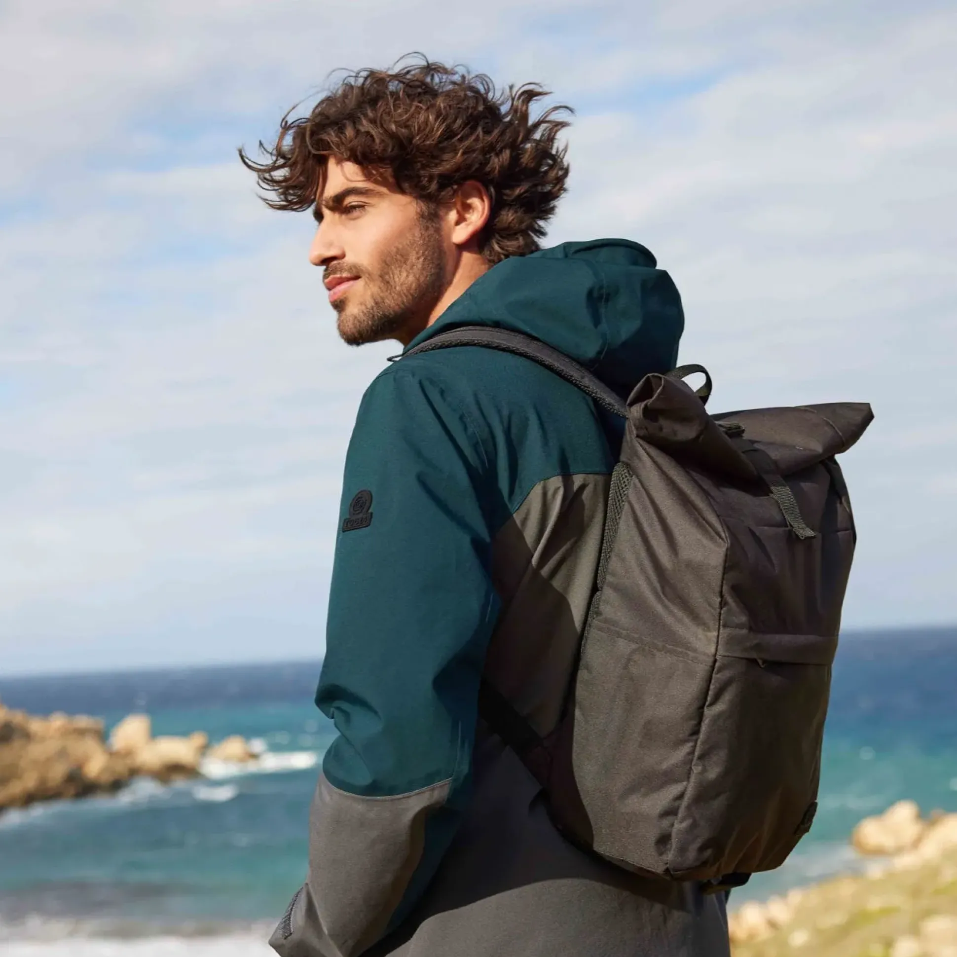 Bowston Mens Performance Waterproof Jacket - Petrol Green