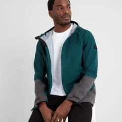 Bowston Mens Performance Waterproof Jacket - Petrol Green
