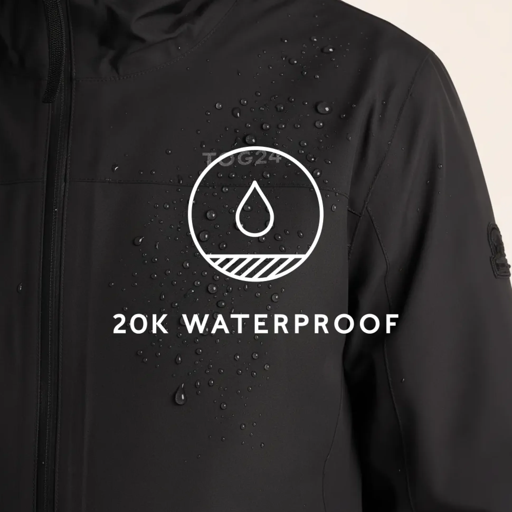Bowston Mens Performance Waterproof Jacket - Black