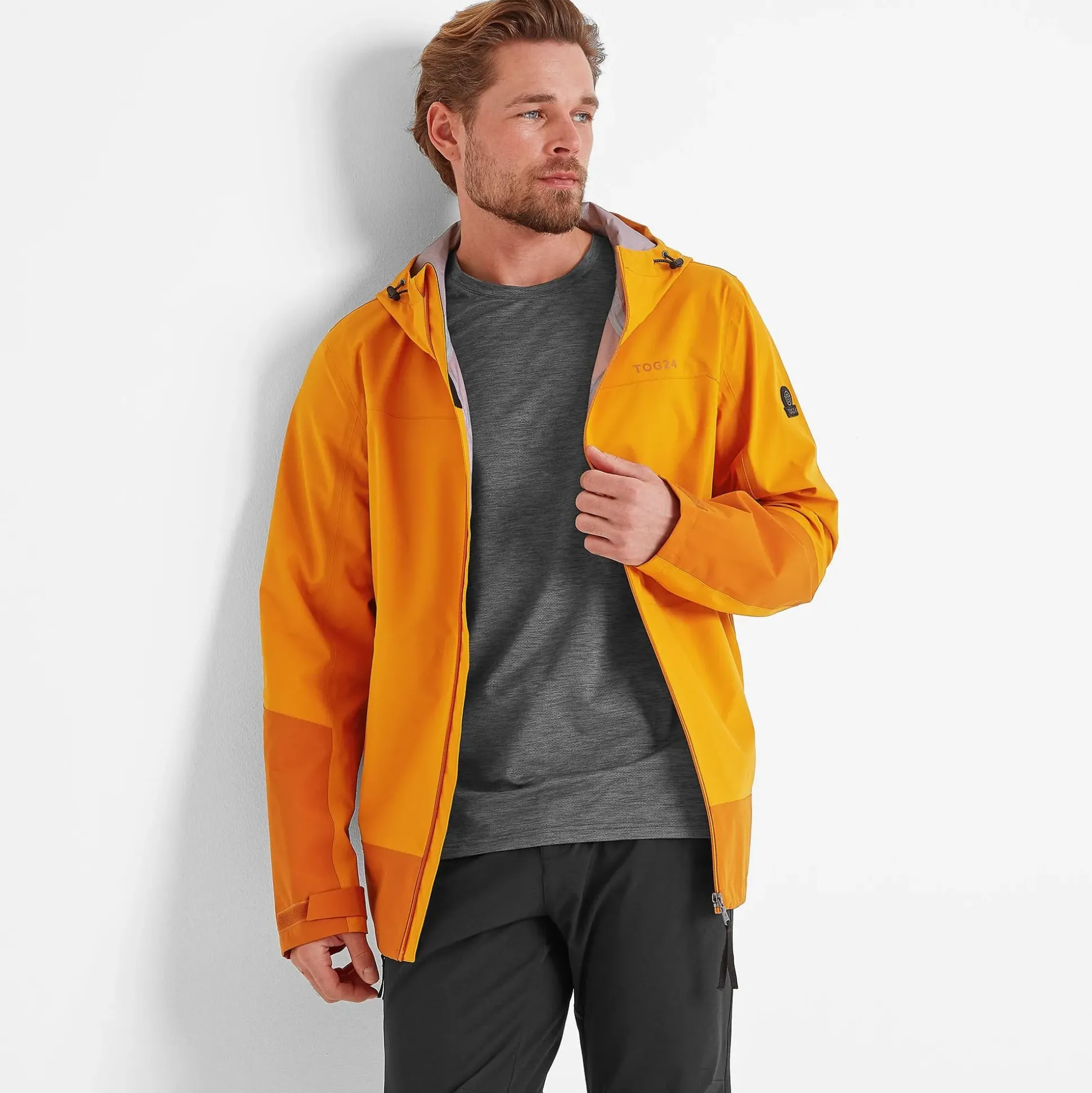 Bowston Mens Performance Waterproof Jacket - Tangerine