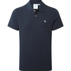 Braunton Mens 100% Cotton Pique Polo Shirt - Dark Indigo