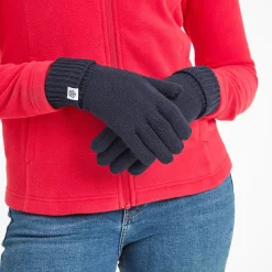 Brazen Knitted Gloves - Dark Indigo