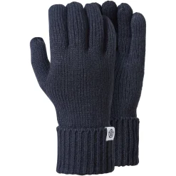 Brazen Knitted Gloves - Dark Indigo