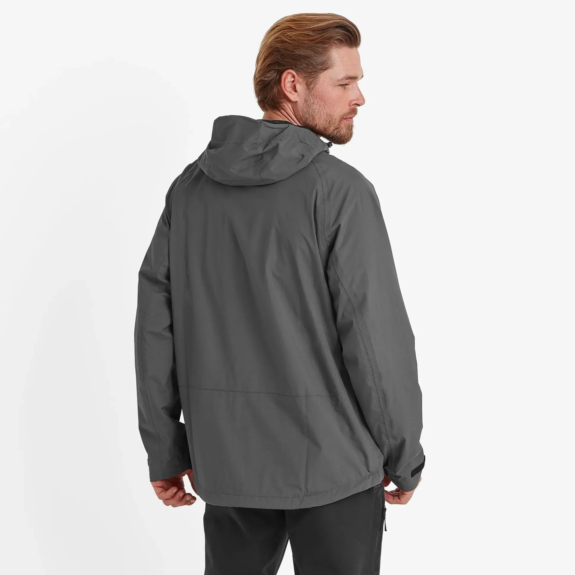 Brigsteer Mens Waterproof Jacket - Soot Grey