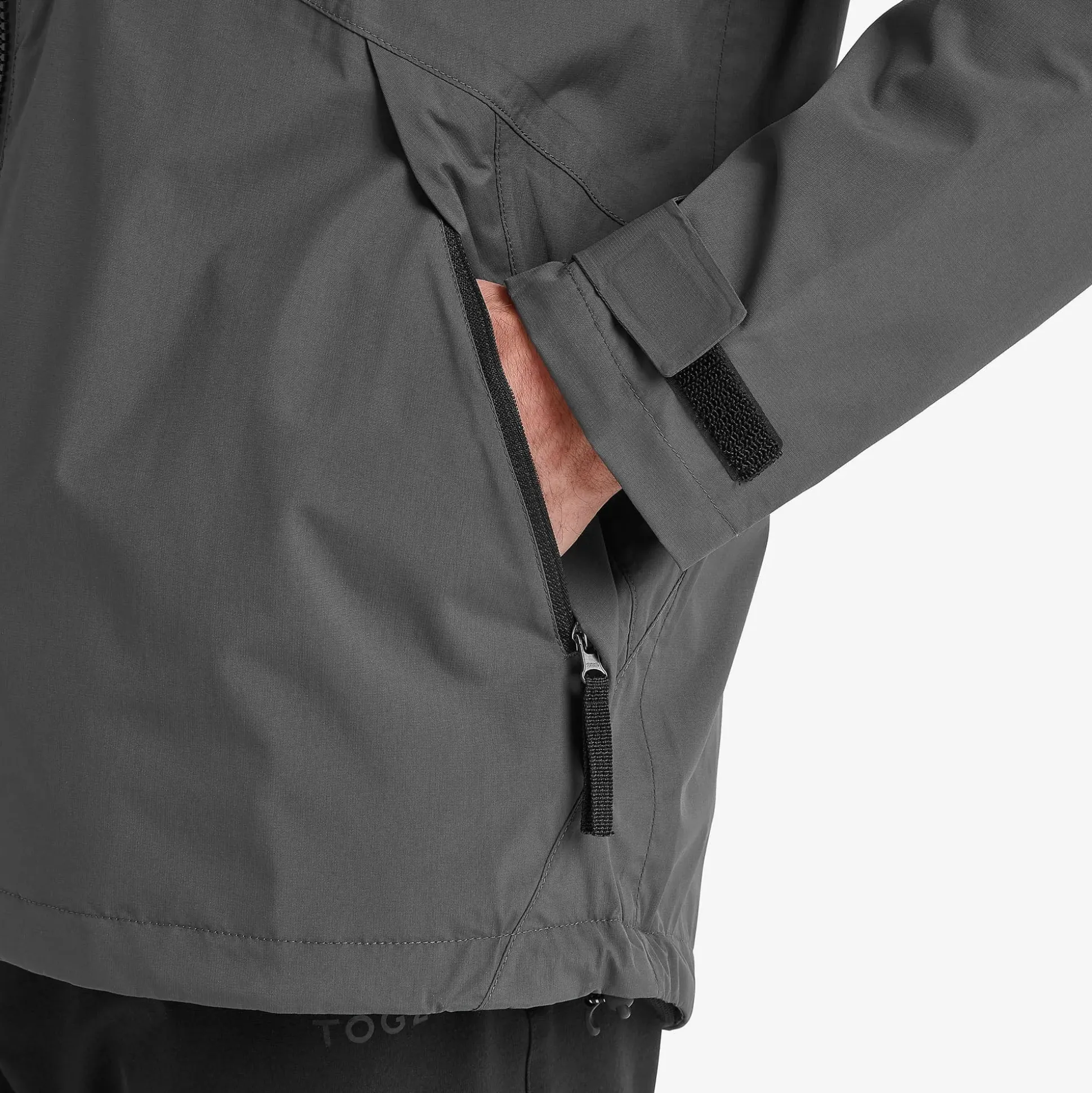 Brigsteer Mens Waterproof Jacket - Soot Grey