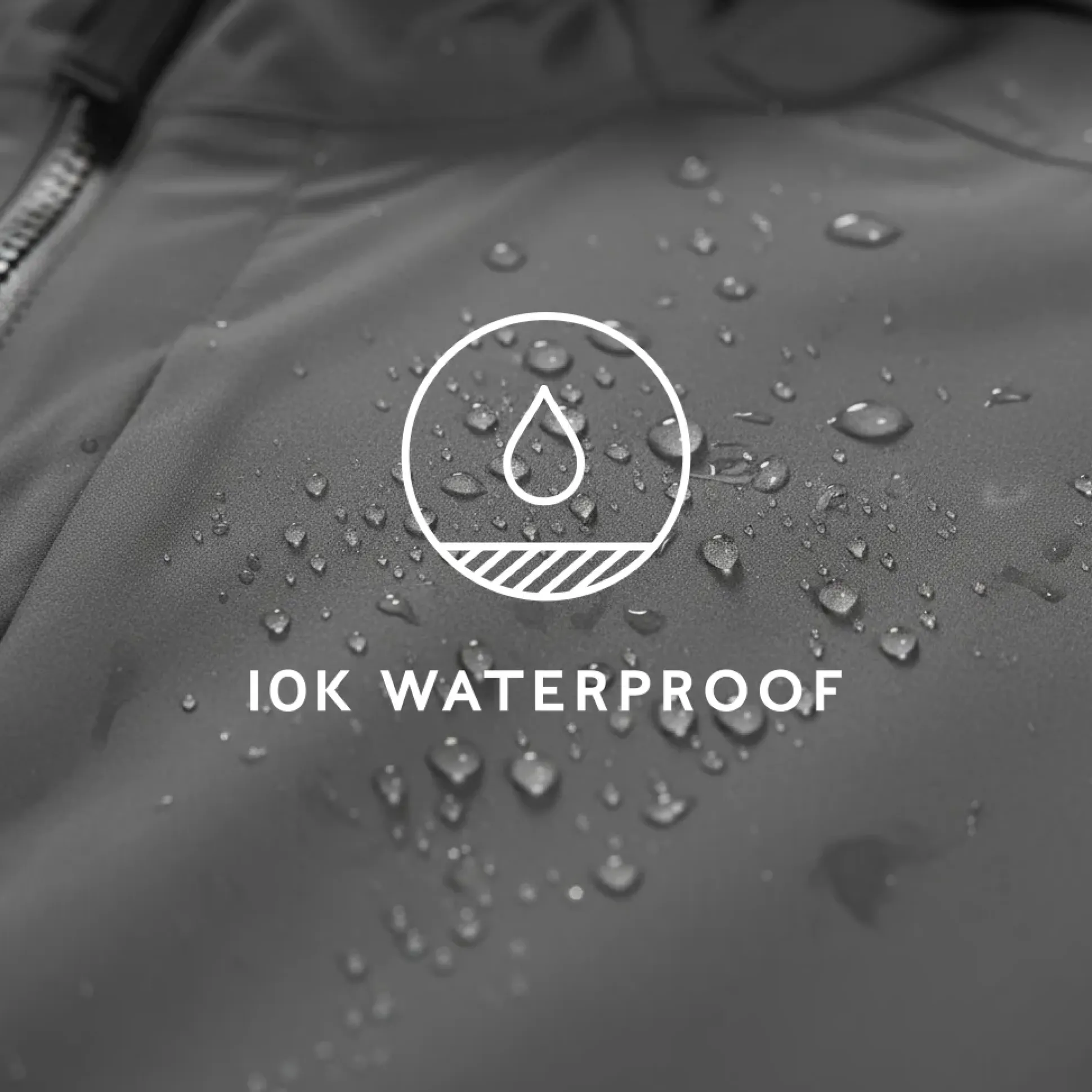 Brigsteer Mens Waterproof Jacket - Soot Grey