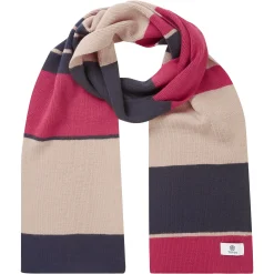 Brington Colour Blocked Scarf - Cerise