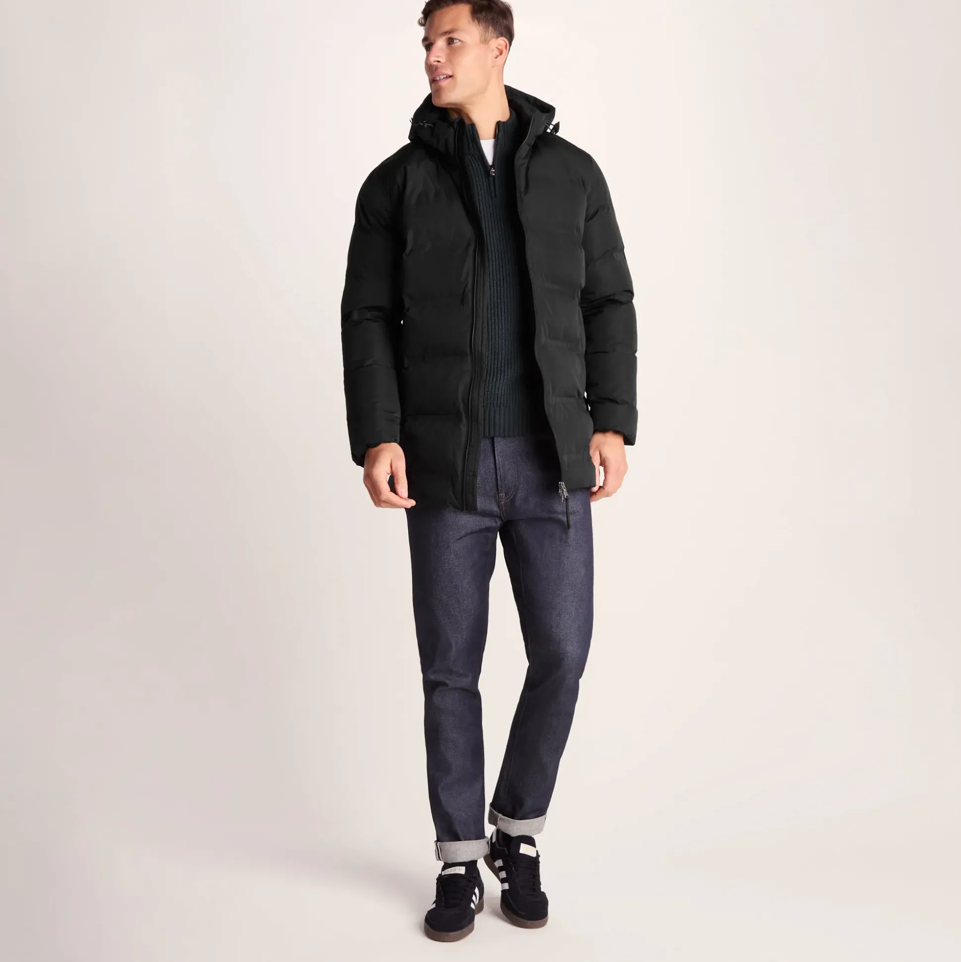 Brinkley Mens Parka - Black
