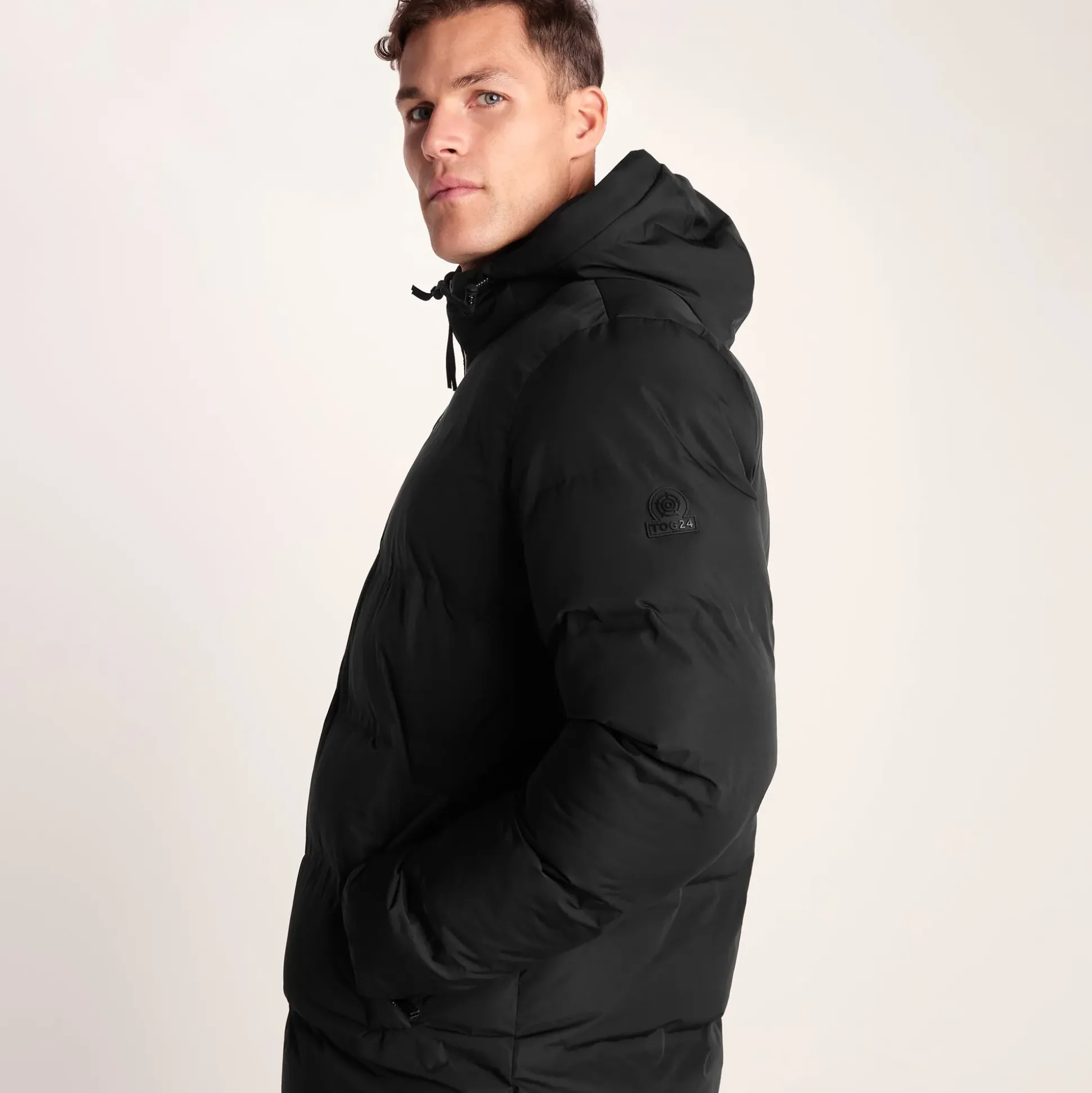 Brinkley Mens Parka - Black