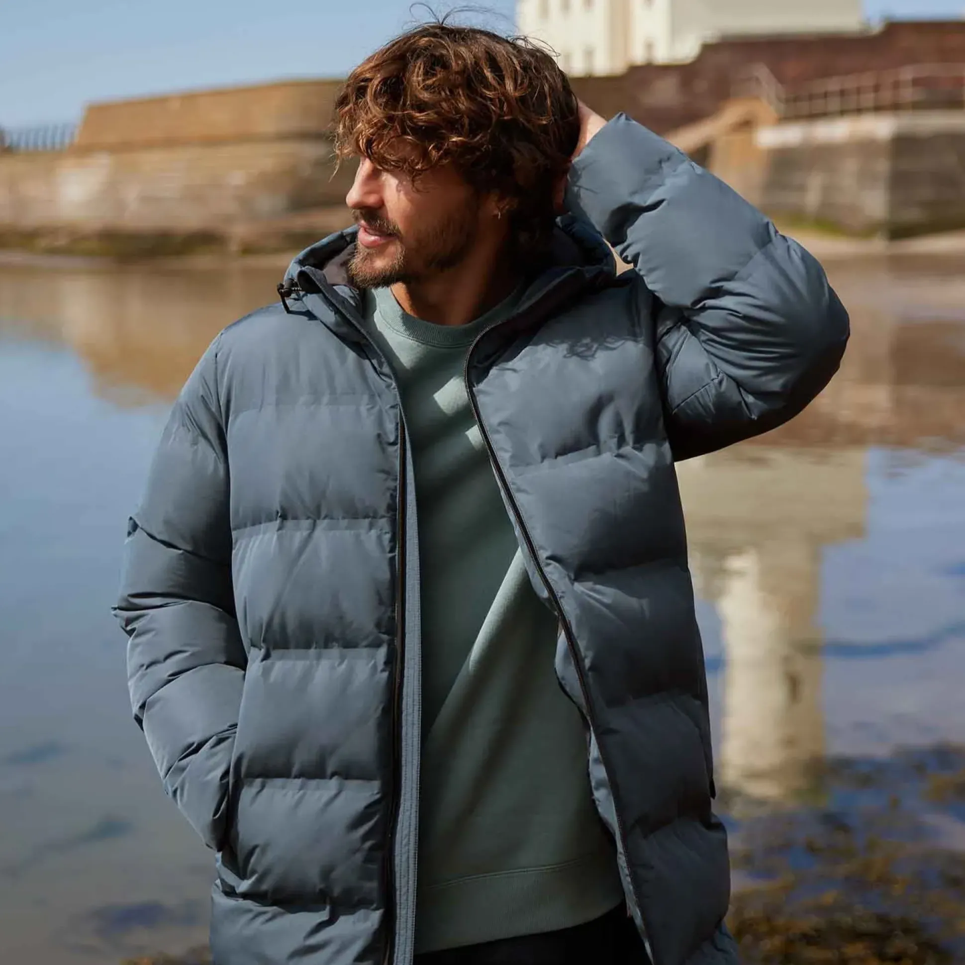 Brinkley Mens Parka - Graphite