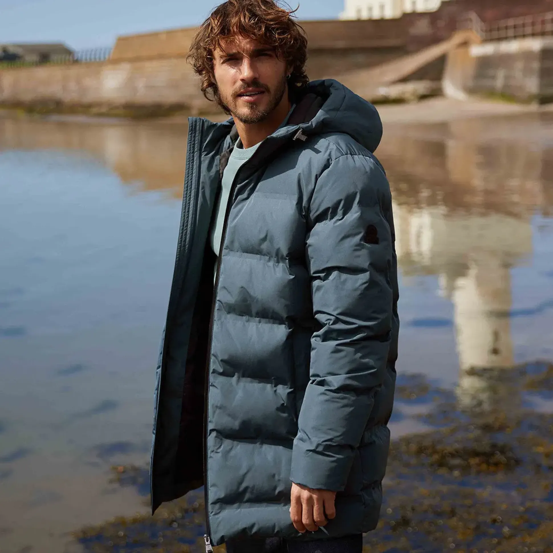 Brinkley Mens Parka - Graphite