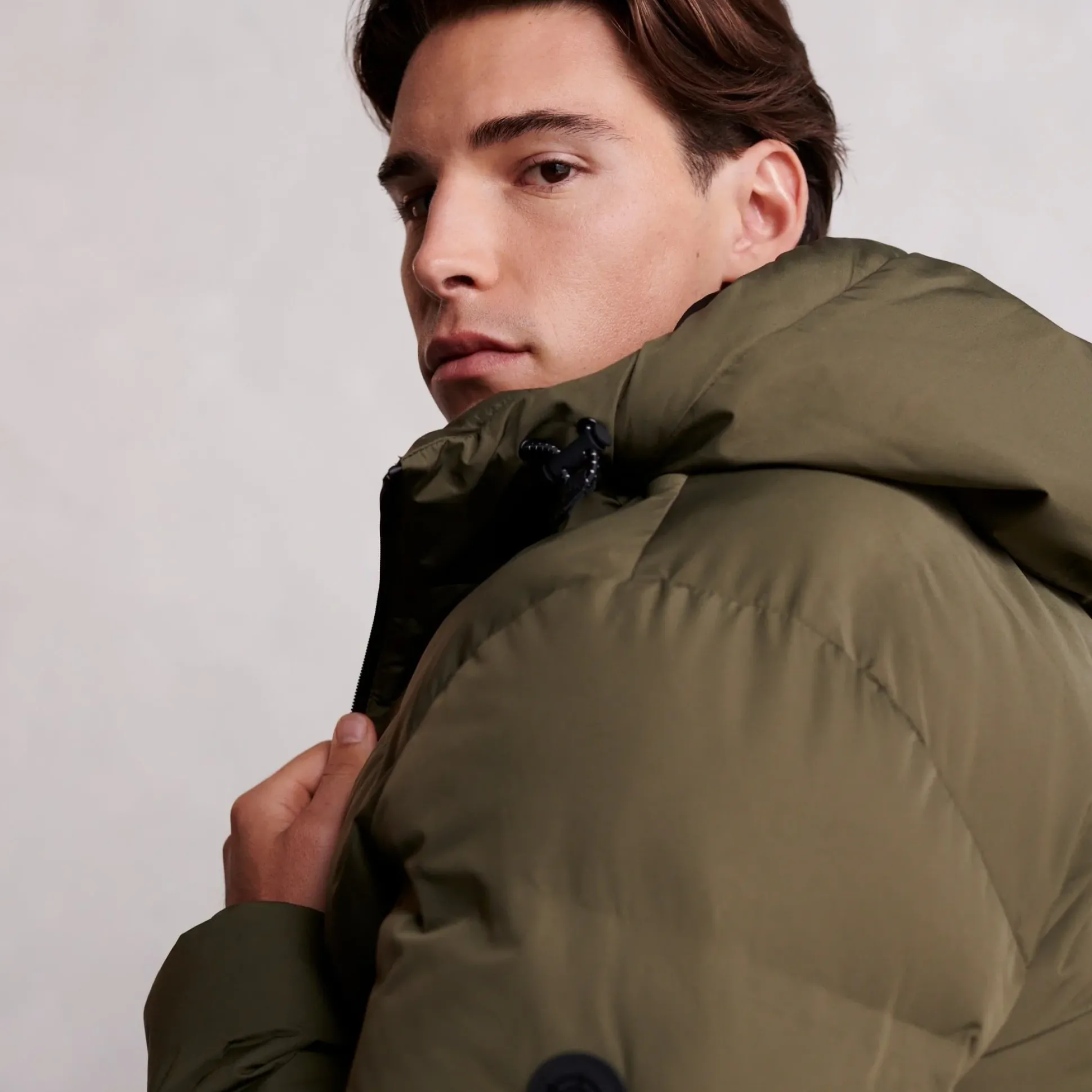 Brinkley Mens Parka - Khaki