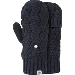 Britton Lined Mittens - Dark Indigo